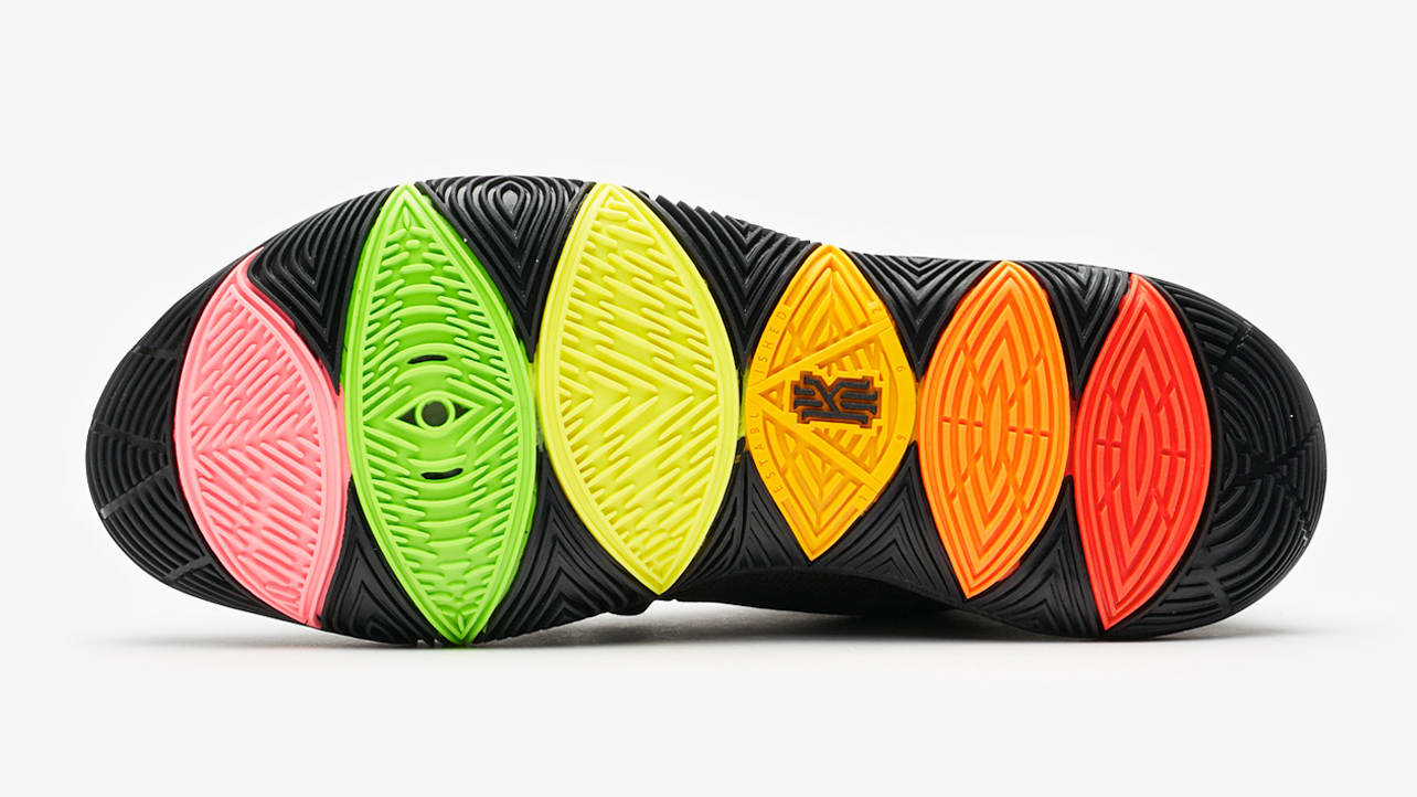 Nike Kyrie 5 Black Rainbow Release Date AO2918-001 Sole