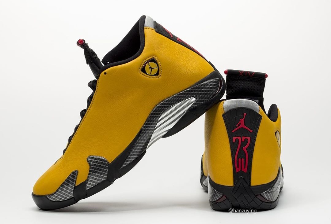 Air Jordan 14 Retro &#x27;Yellow Ferrari&#x27; BQ3685-706 Side