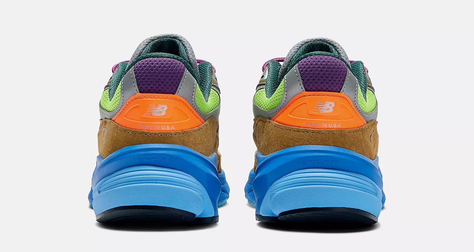 Action Bronson x New Balance 990v6 &#x27;Baklava&#x27; (Heel)