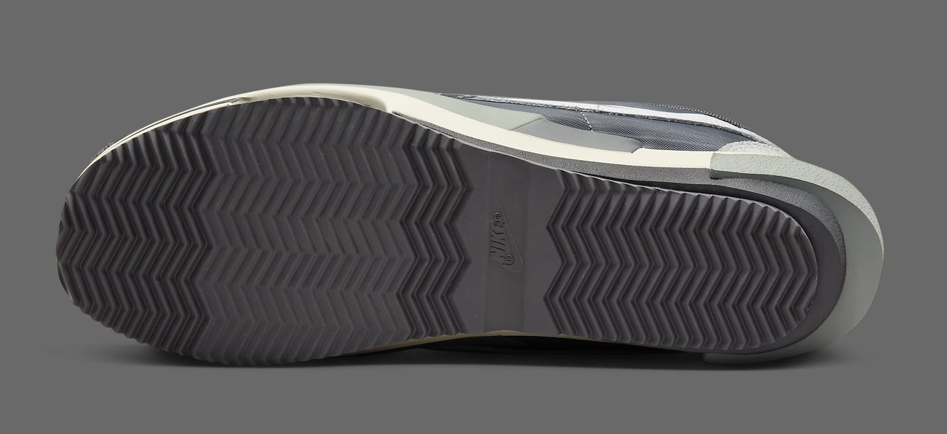 Sacai x Nike Zoom Cortez &#x27;Iron Grey&#x27; DQ0581 001 Outsole