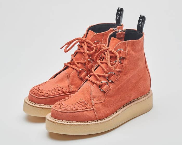 Coral Studios x Ember Niche x George Cox D-Ring Derby Creeper Boot