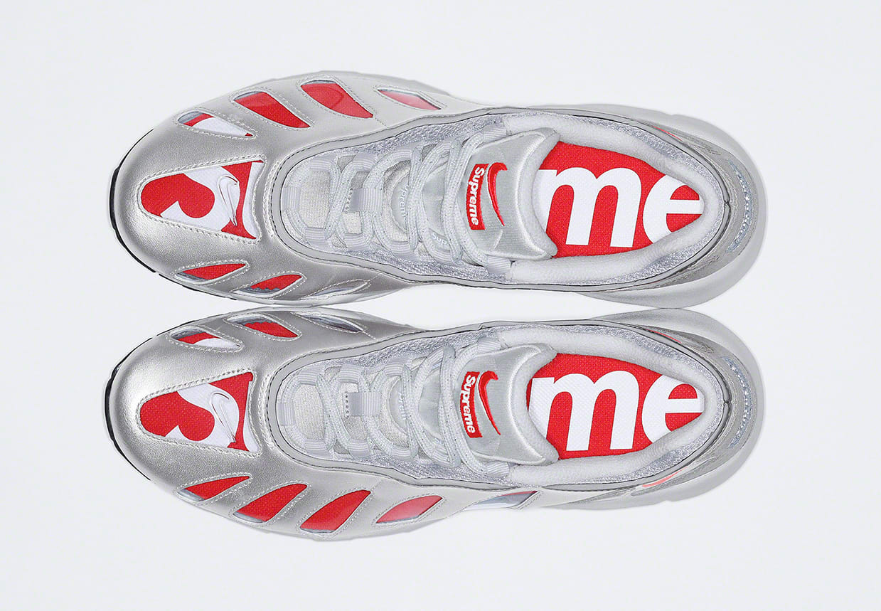 Supreme x Nike Air Max 96 &#x27;Silver&#x27; Top
