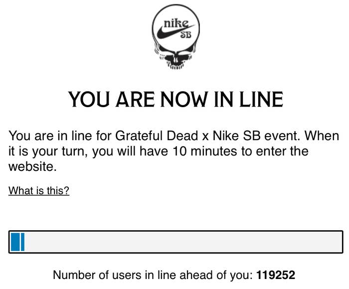 Grateful Dead x Nike SB Dunk Low Launch