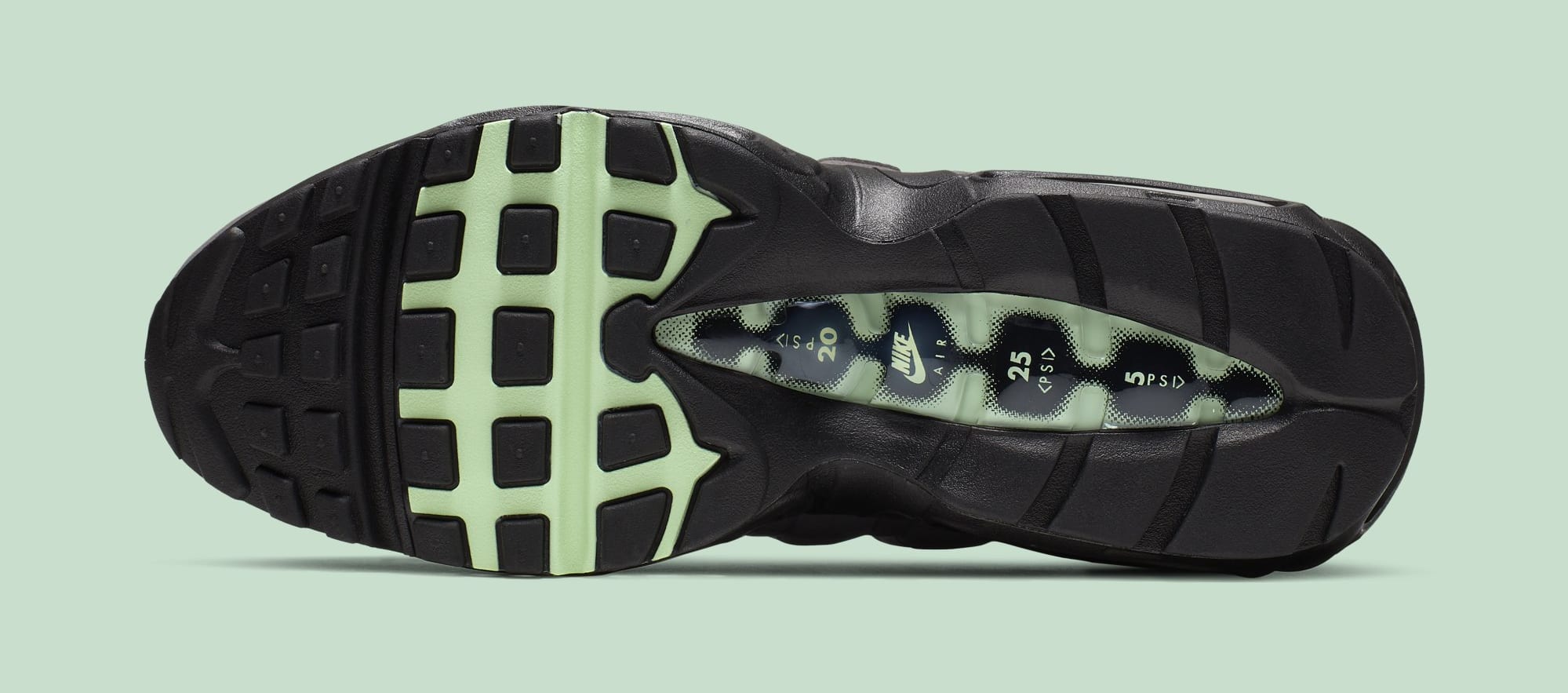 Nike Air Max 95 &#x27;Fresh Mint&#x27; CD7495-101 (Bottom)