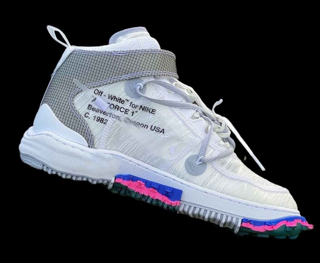 Nike Air Force 1 Mid Off-White Graffiti White