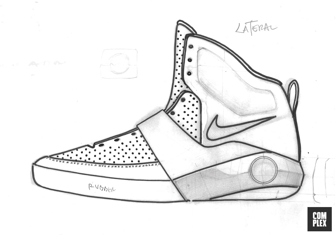 Complex April/May 2009 Nike Air Yeezy Sketch