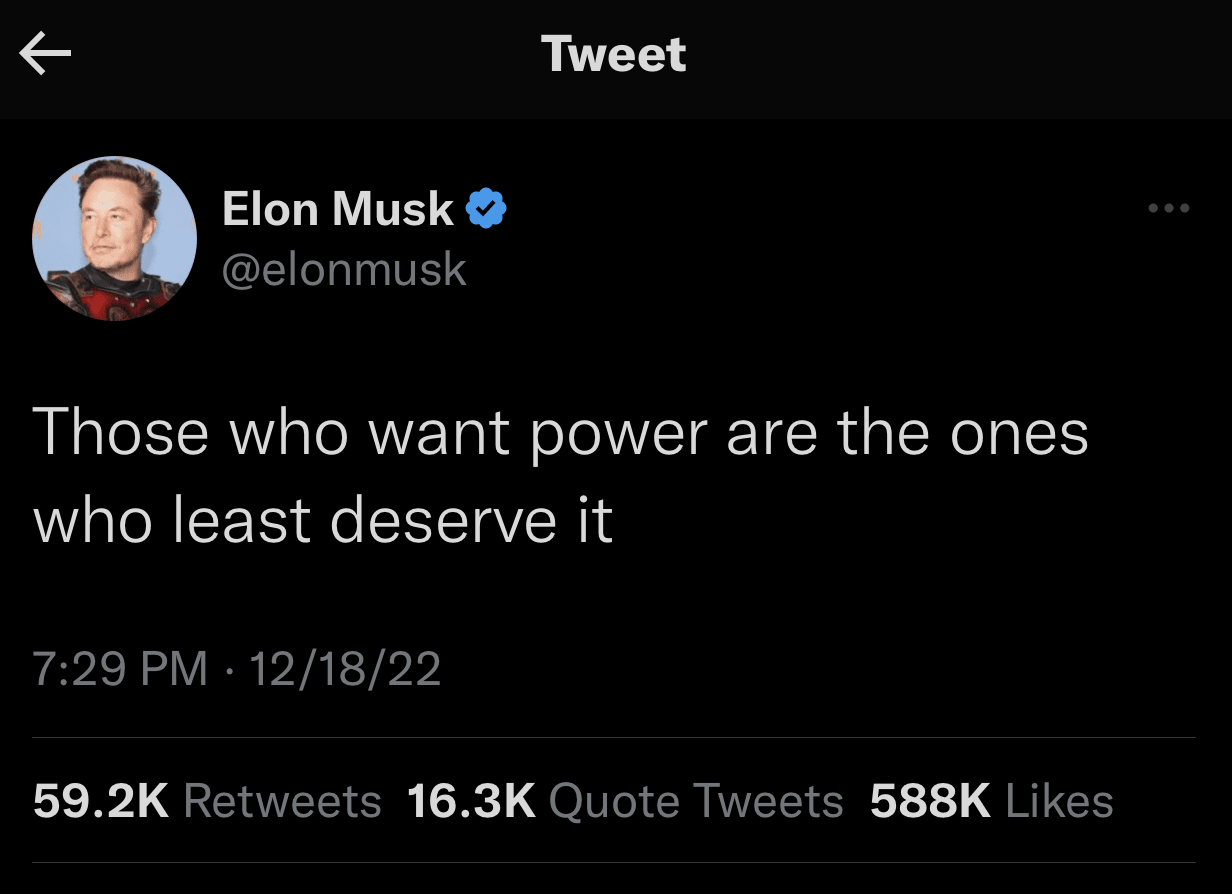 Elon Musk is seen posting on Twitter