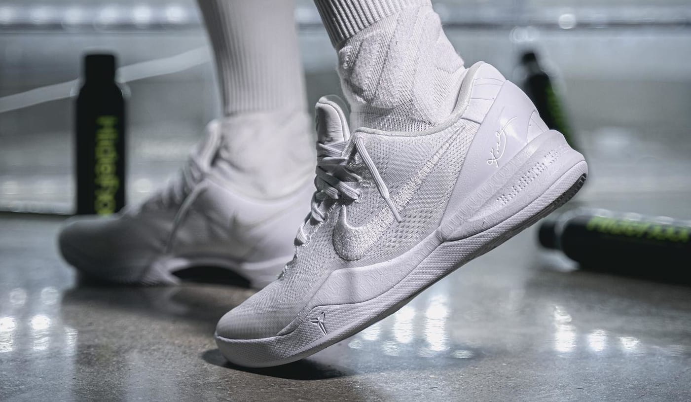 Nike Kobe 8 Protro &#x27;Triple White&#x27; FJ9364 100 Lateral