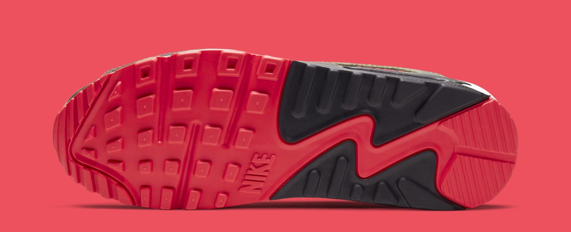 Nike Air Max 90 &#x27;Infrared Duck Camo&#x27; CW6024-600 (Sole)