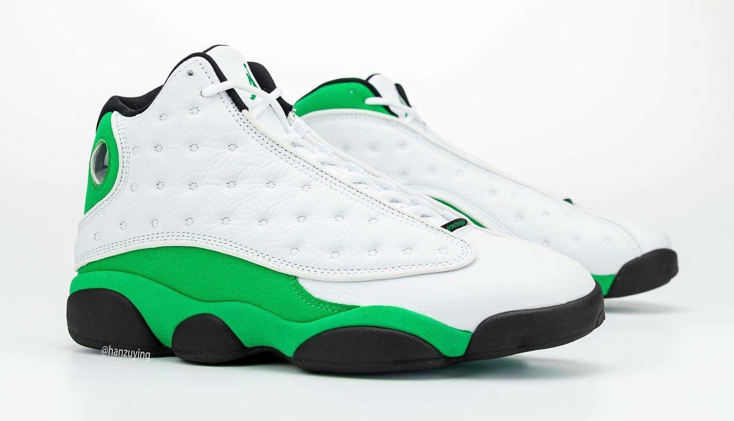 Air Jordan 13 Retro &#x27;Lucky Green&#x27; DB6537-113 Pair