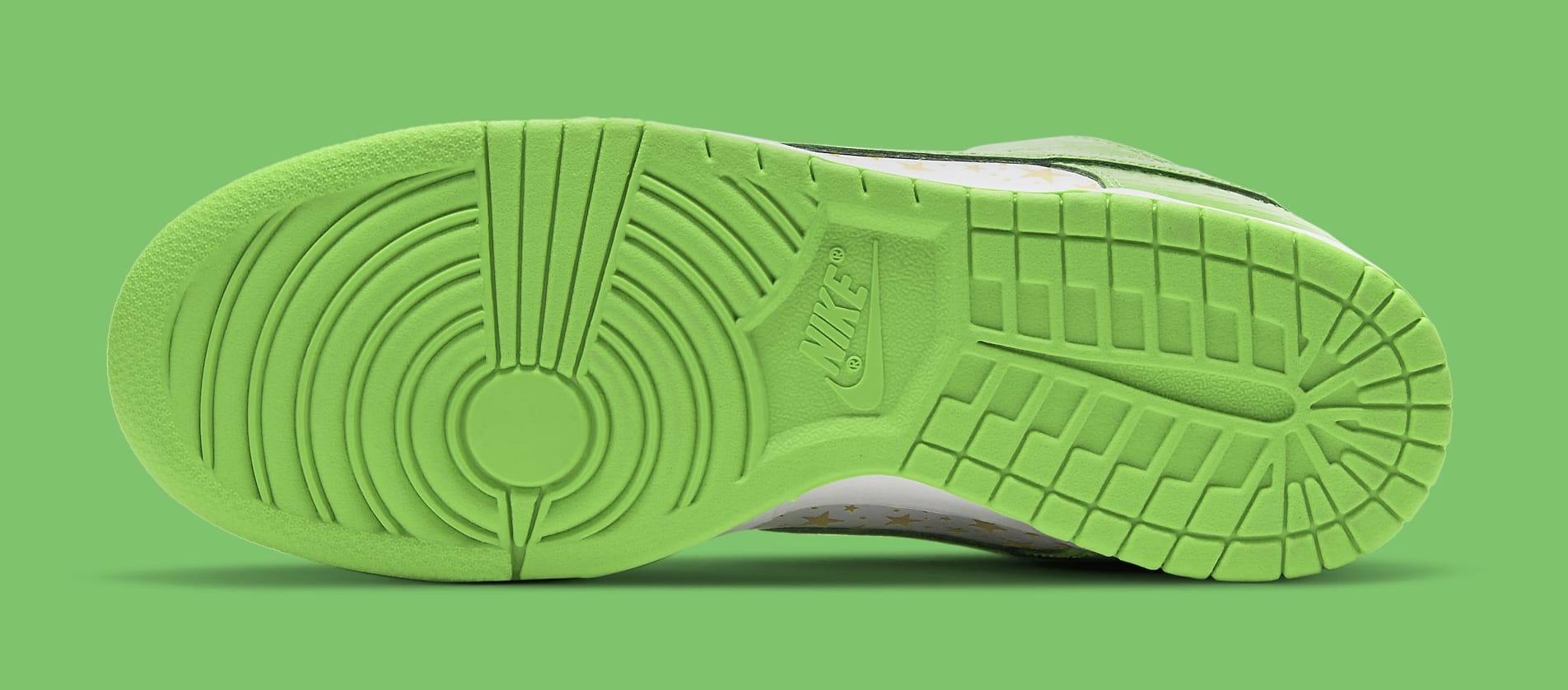 Supreme x Nike SB Dunk Low &#x27;Green&#x27; DH3228-101 Outsole