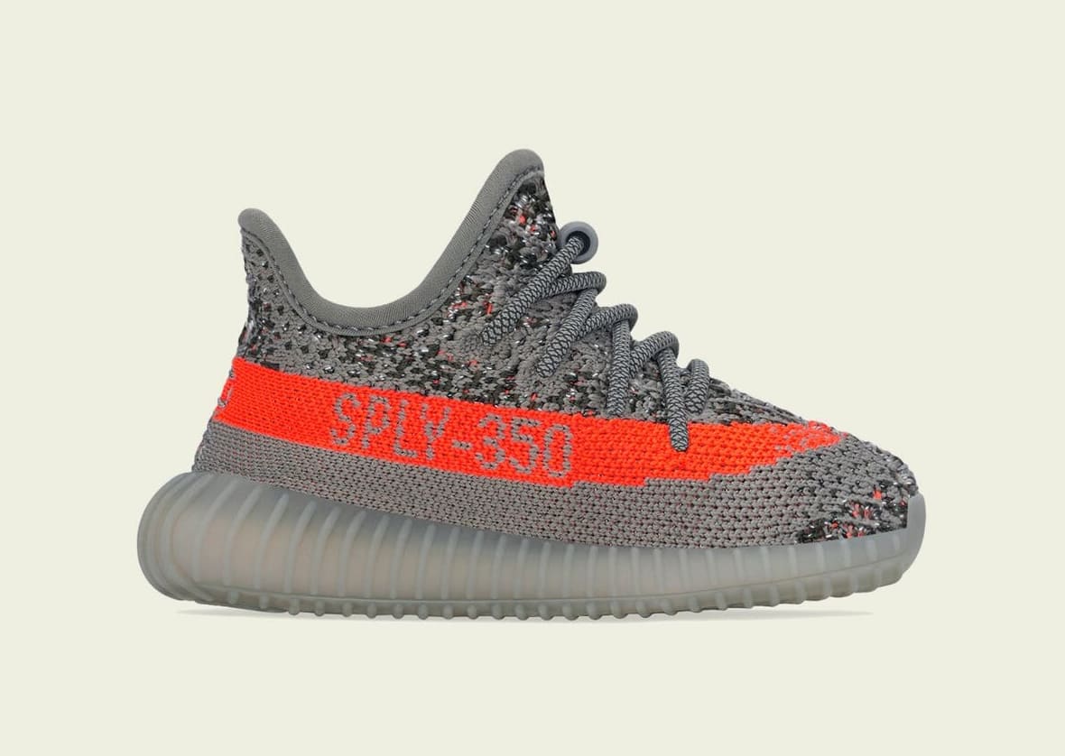 Adidas Yeezy Boost 350 V2 &#x27;Beluga Reflective&#x27; Toddler GW1231 Lateral