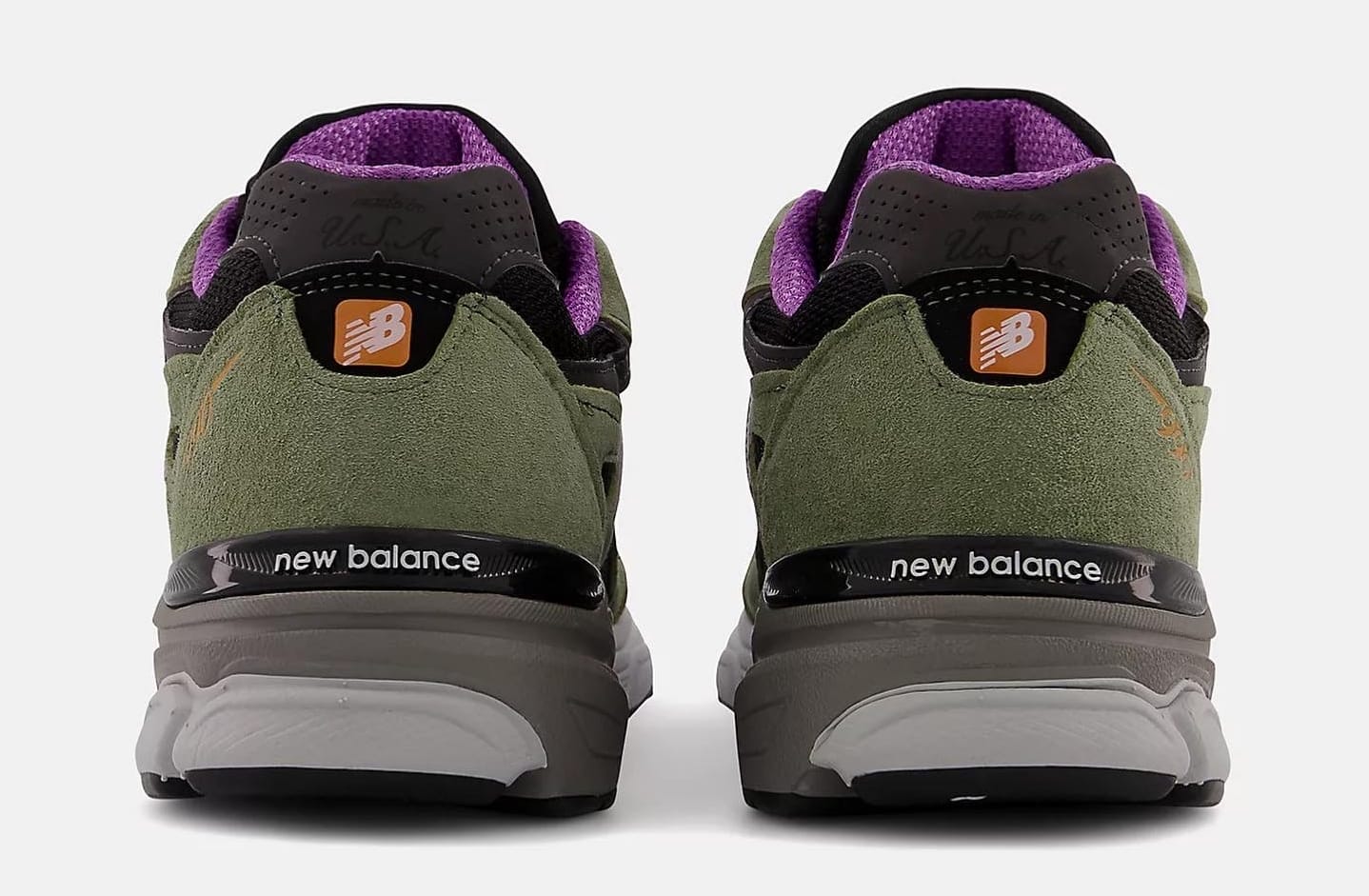 New Balance 990v3 Olive Leaf Release Date M990TC3 Heel