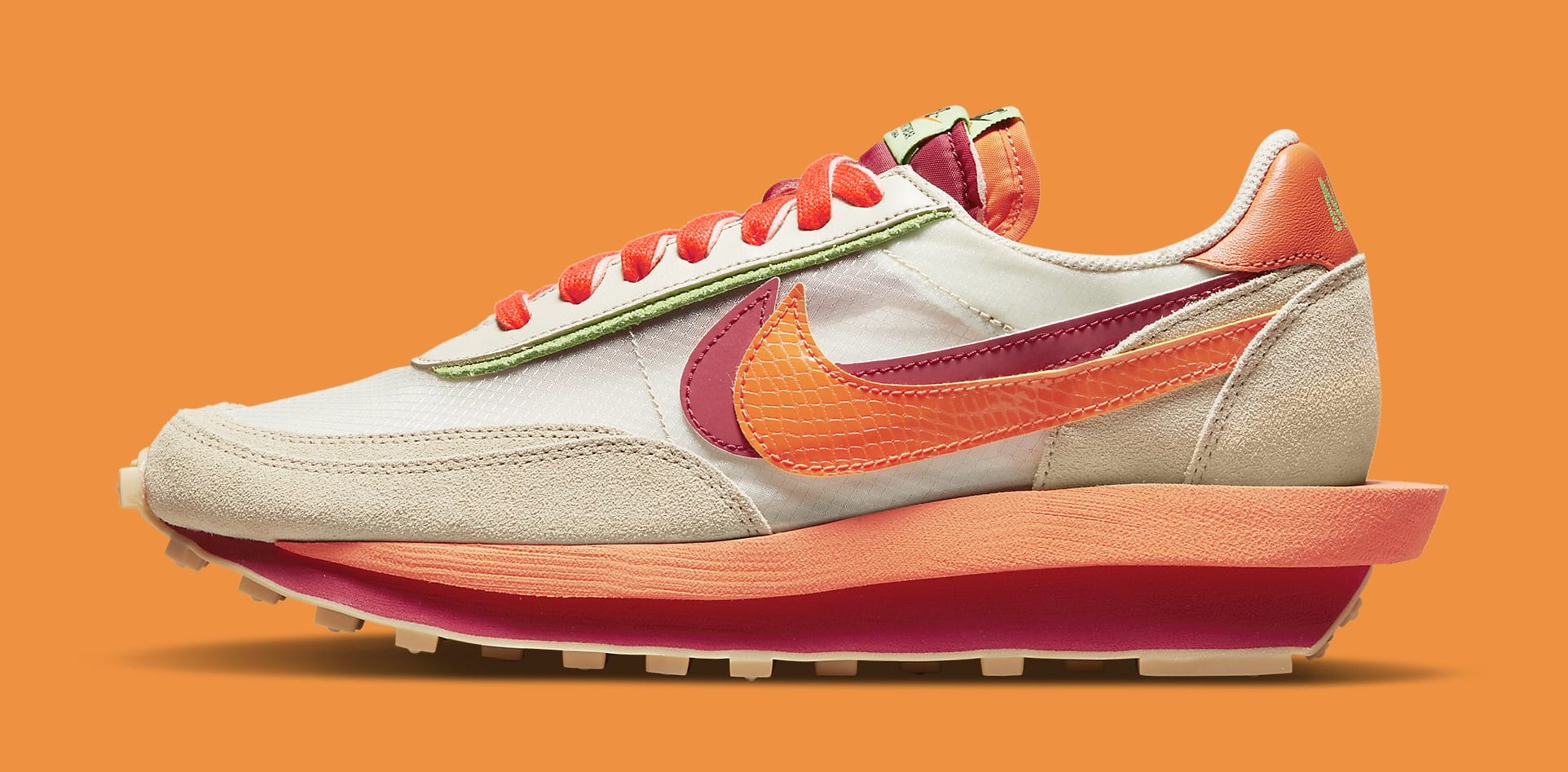 Detailed Look at Sacai's Nike LDWaffle With Clot | Complex