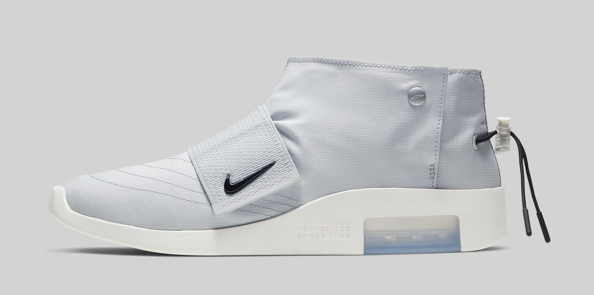 Nike Air Fear of God Moc Pure Platinum AT8086-001 Lateral