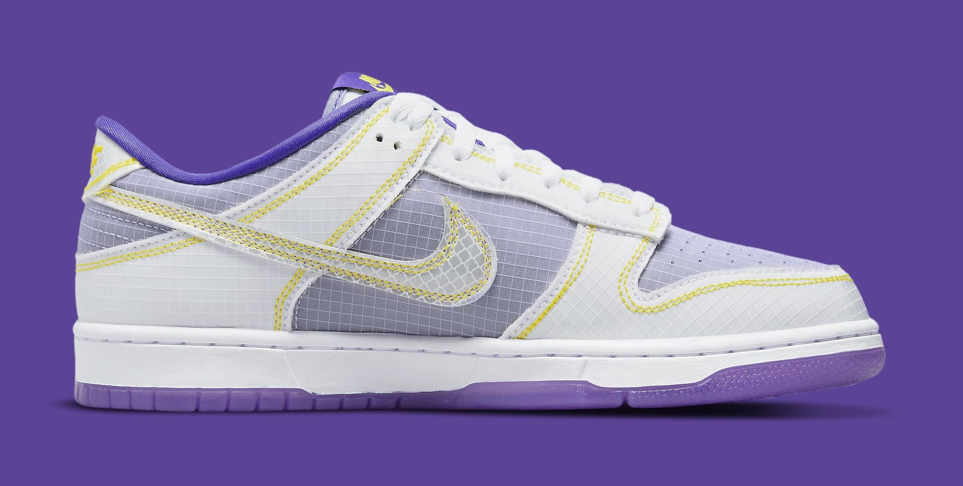 Union x Nike Dunk Low &#x27;Court Purple&#x27; DJ9649 500 Medial