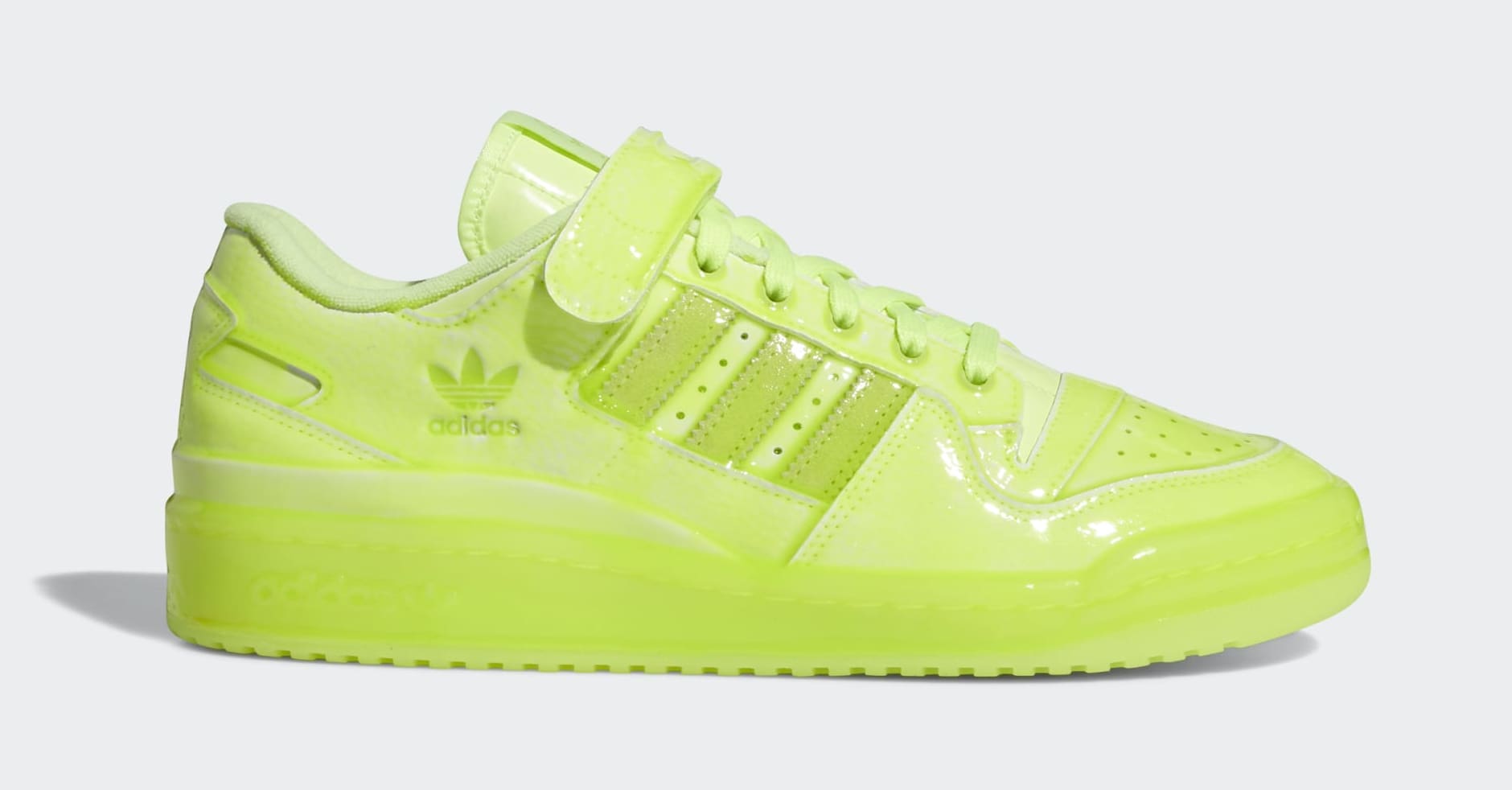 Jeremy Scott x Adidas Forum Low &#x27;Solar Yellow&#x27; GZ8817 Lateral