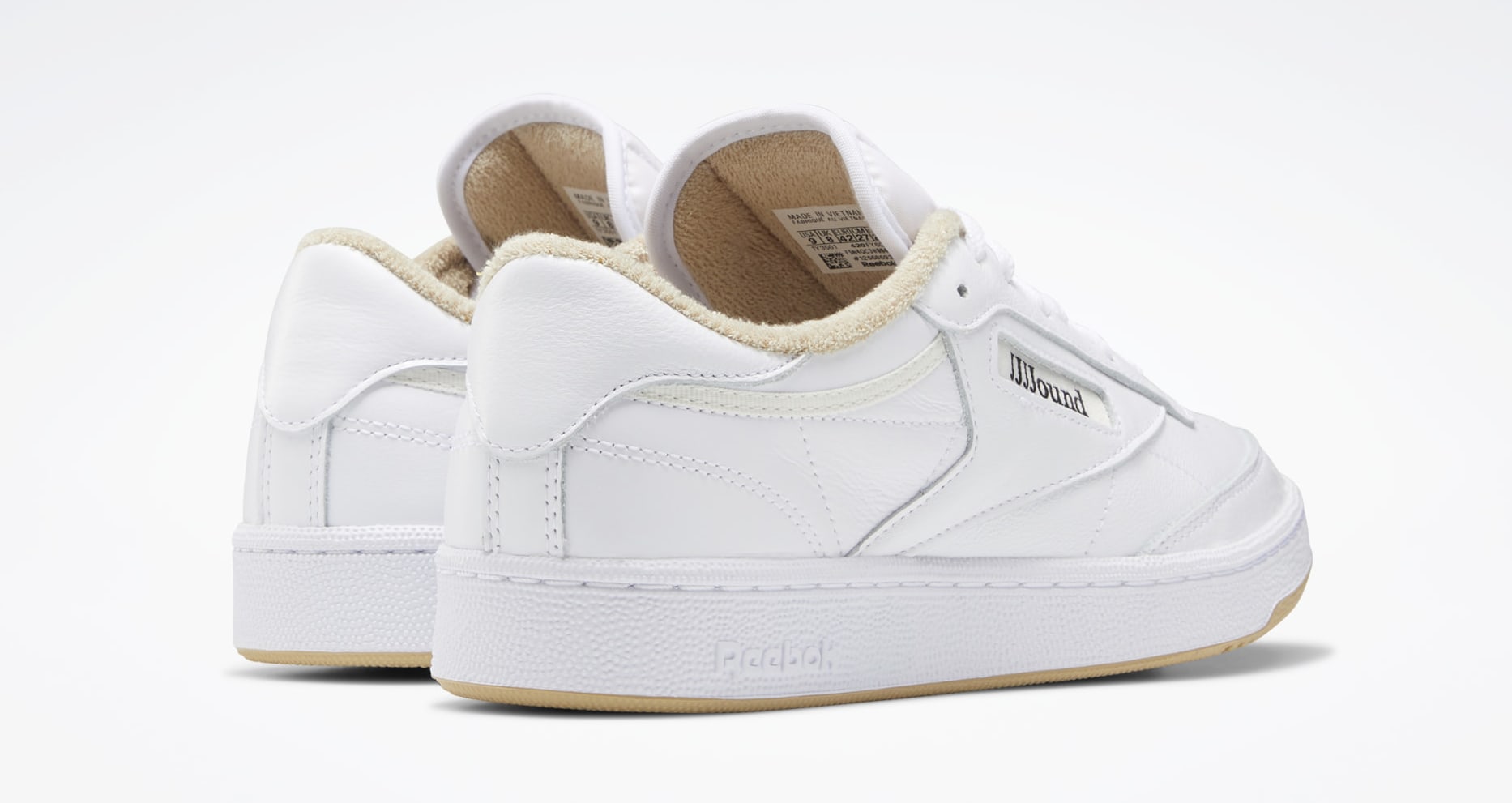 JJJJound x Reebok Club C &#x27;Beige&#x27; FY6066 Heel