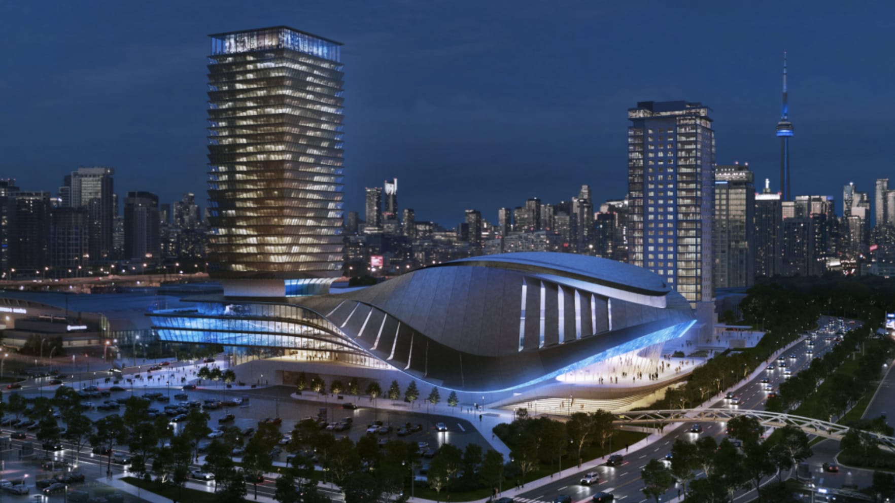 image of expected 7000 seat arena designed by populous