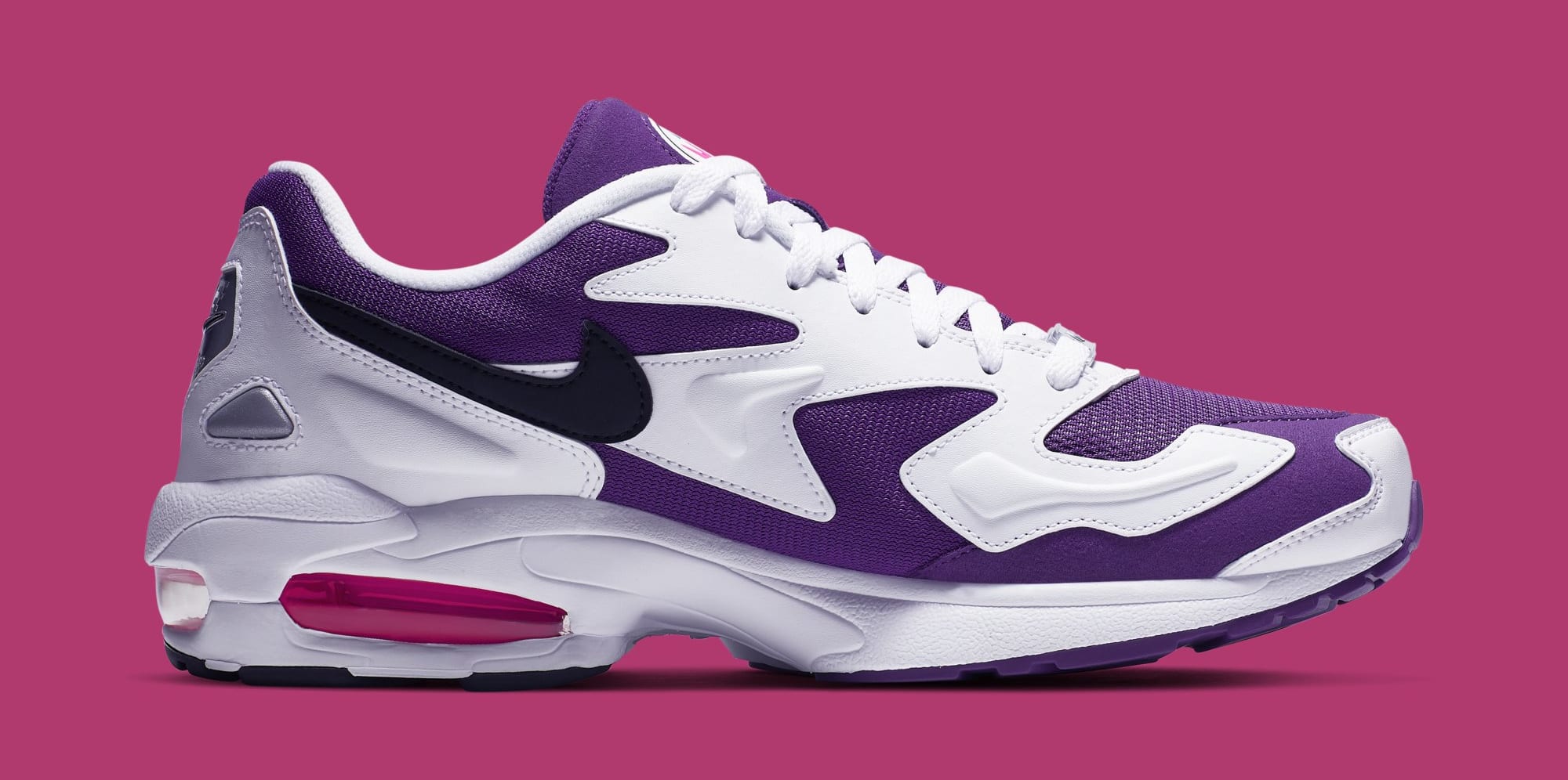 Nike Air Max2 Light &#x27;White/Court Purple-Hyper Pink&#x27; AO1741-103 (Medial)