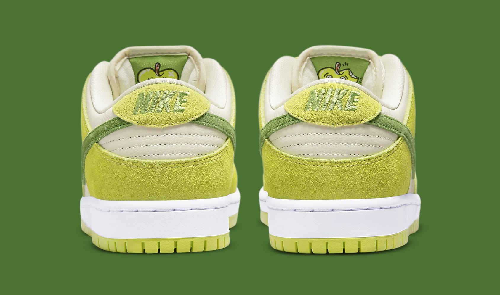 Nike SB Dunk Low &#x27;Green Apple&#x27; DM0807 300 Heel