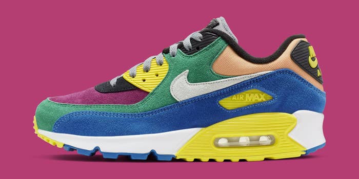 Nike Air Max 90 QS &#x27;Viotech&#x27; Lucid Green/Game Royal CD0917-300 (Lateral)