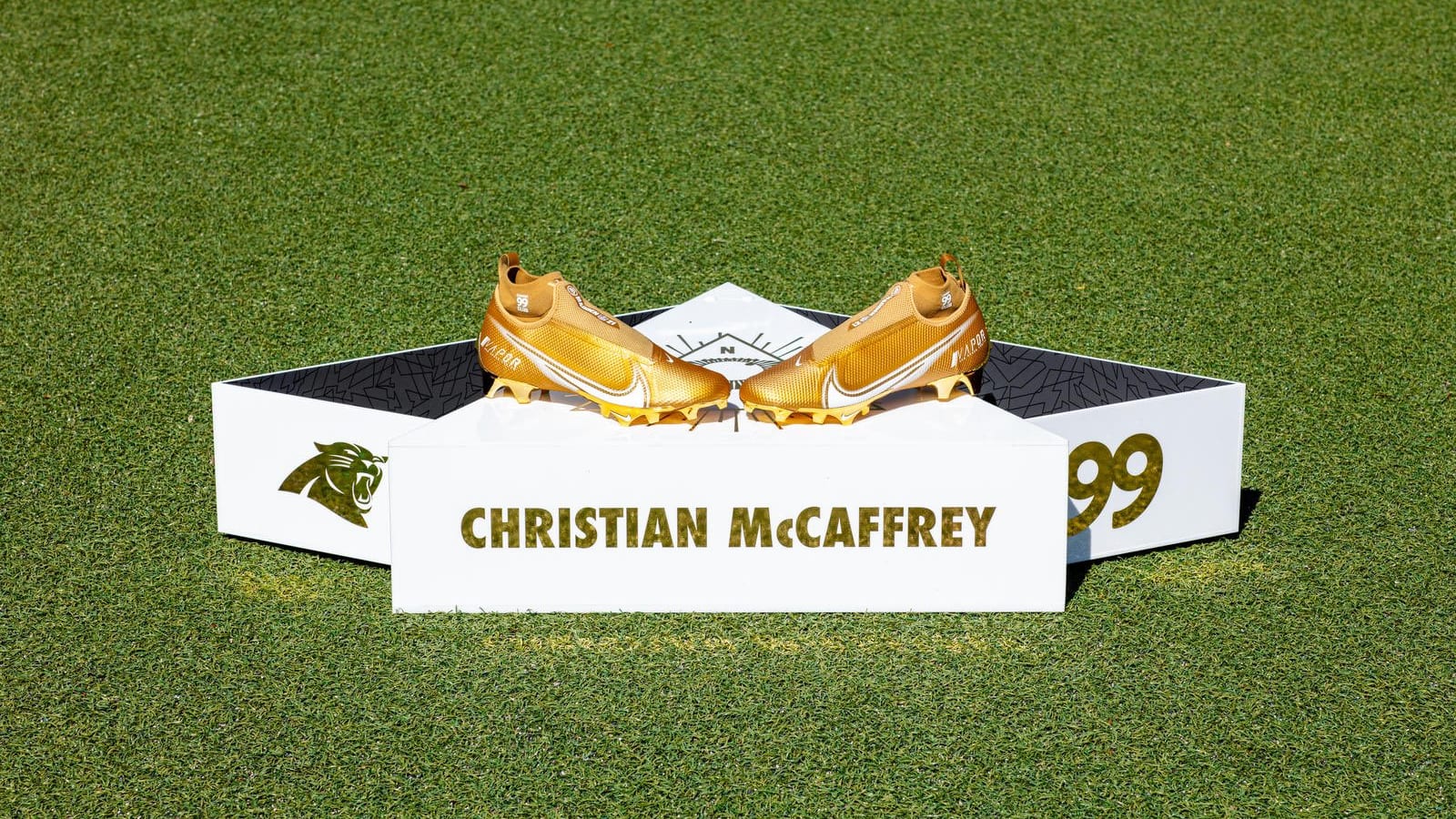 Christian McCaffrey Madden 99 Club Nike Cleats