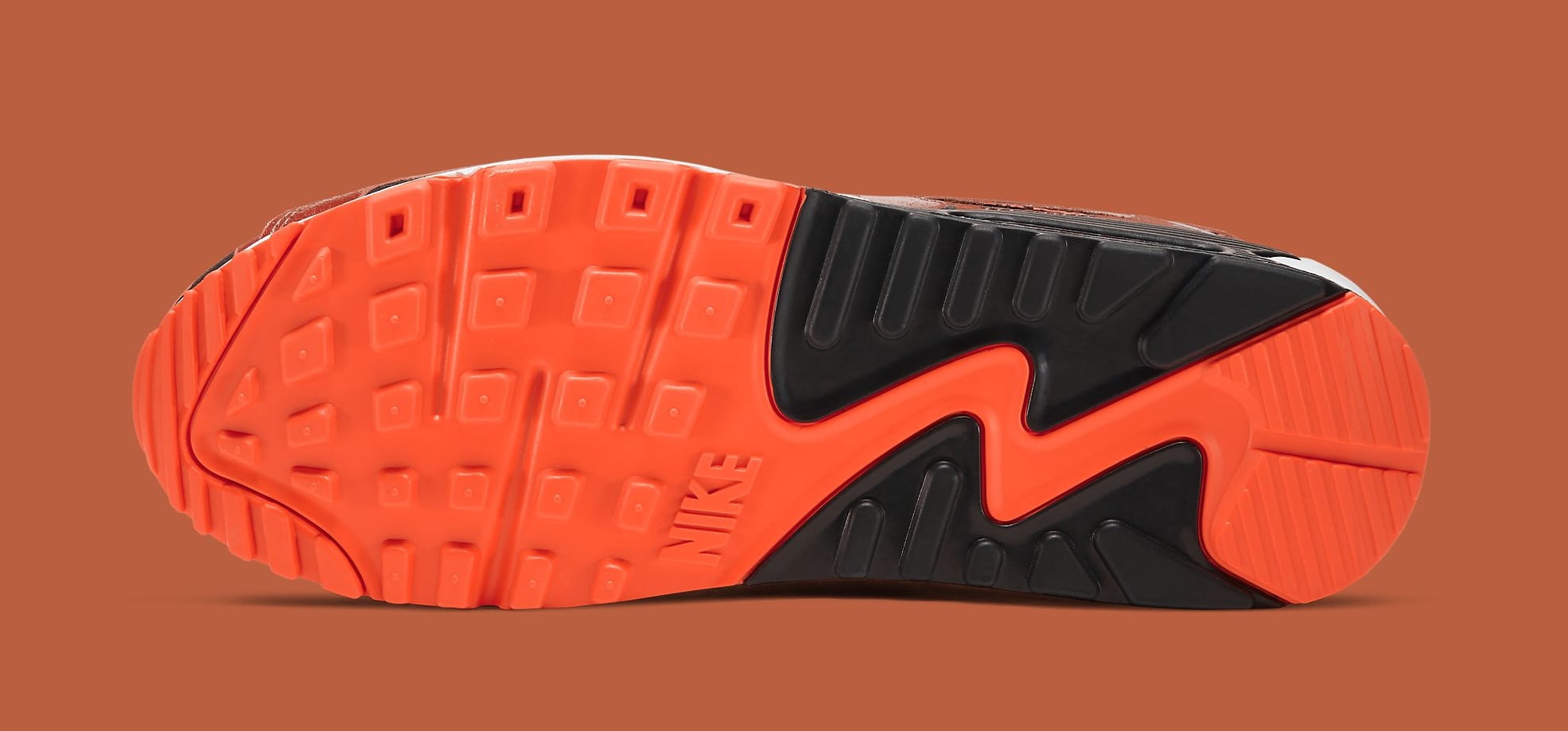 Nike Air Max 90 &#x27;Orange Camo&#x27; CW4039-800 Outsole