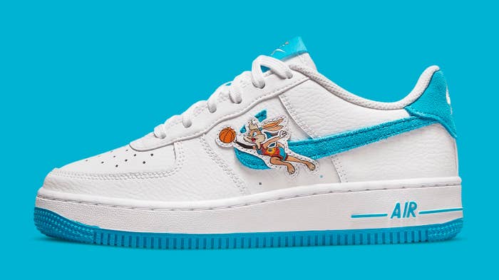 Nike Air Force 1 Low GS &#x27;Space Jam&#x27; DM3353-100 Lateral