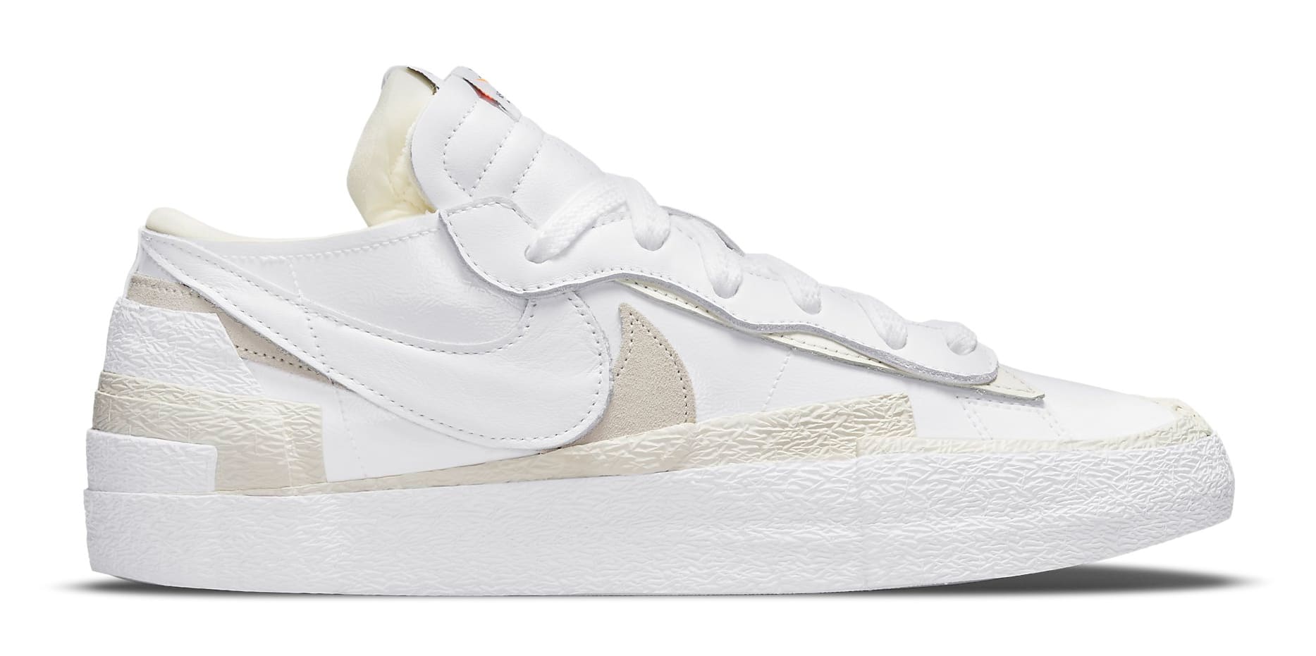 Sacai x Nike Blazer Low &#x27;White Patent Leather&#x27; DM6443-100 Release Date