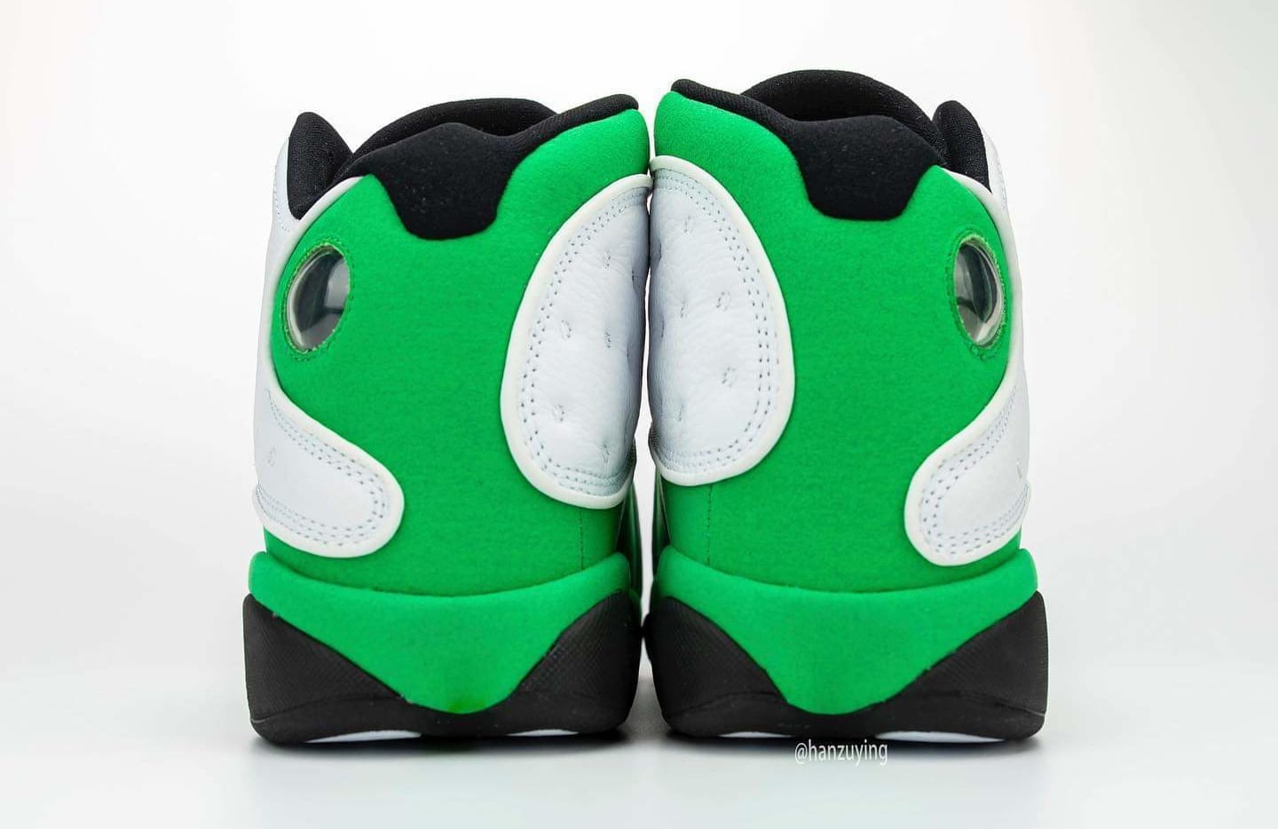 Air Jordan 13 Retro &#x27;Lucky Green&#x27; DB6537-113 Heel