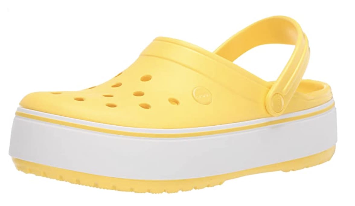 Crocs Men&#x27;s and Women&#x27;s Crocband Platform Clog