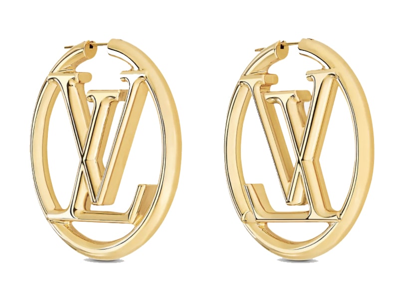 Louis Vuitton Louise Hoop Earrings - Gold