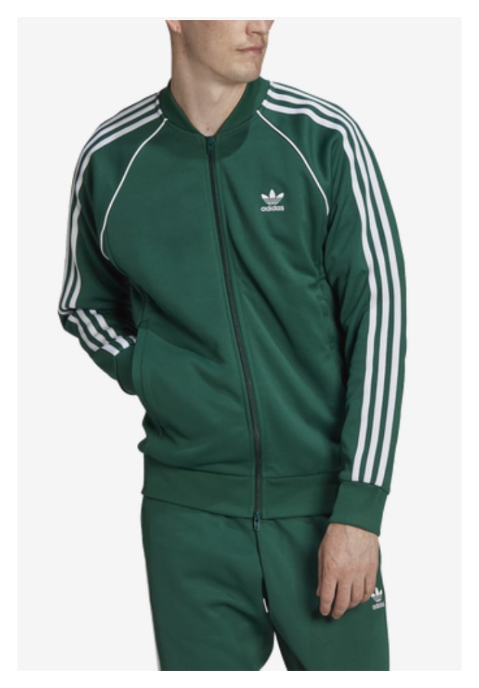 Green tracksuit adidas