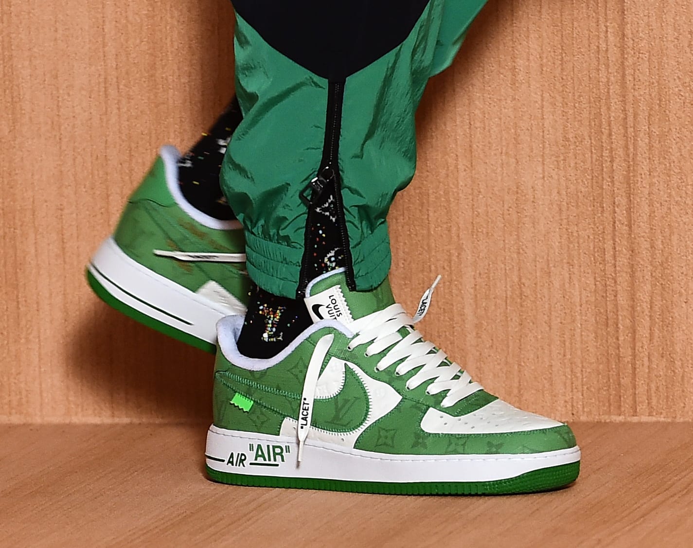 Nike, Louis Vuitton Louis Vuitton X Nike Air Force 1 Green