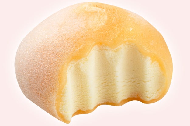 Passion fruit mochi ice cream