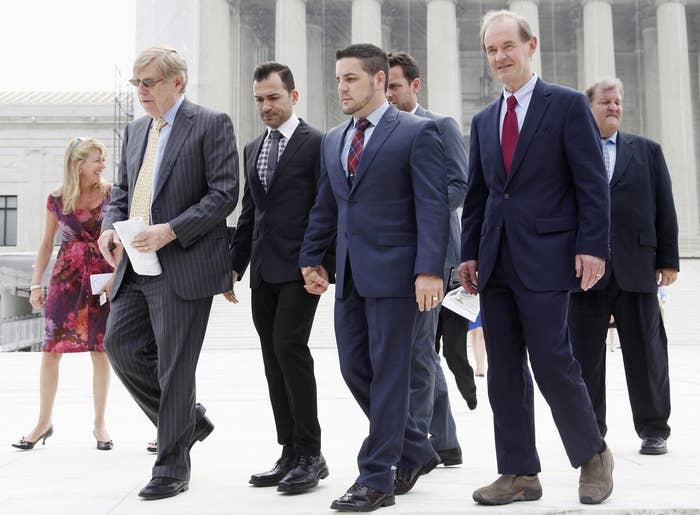 Attorneys Ted Olson (left) and David Boies (right) have made marriage equality their cause.