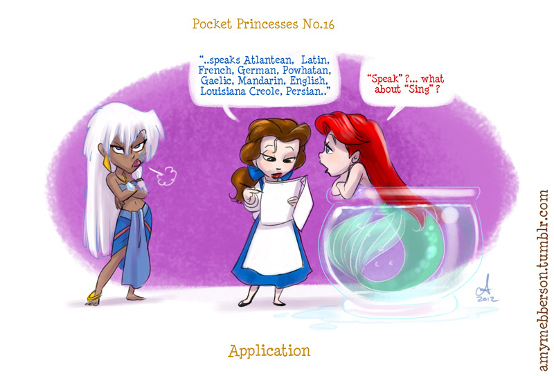 if disney princesses lived together