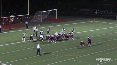 On Saturday, Sherwood High School pulled off a strange two-point conversion that started with the placeholder leapfrogging away...