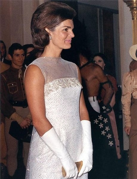 One of Jackie Kennedy’s maids said: “I’m sure glad I was here last night. She couldn’t have gotten out of that ballgown by herself if her life depended on it. There were so many buttons on that thing and hooks and all—why, I’m sure she’d have had to sleep in it.” From then on, she stayed late at the White House whenever there was a special occasion. (p. 181, Upstairs at the White House)