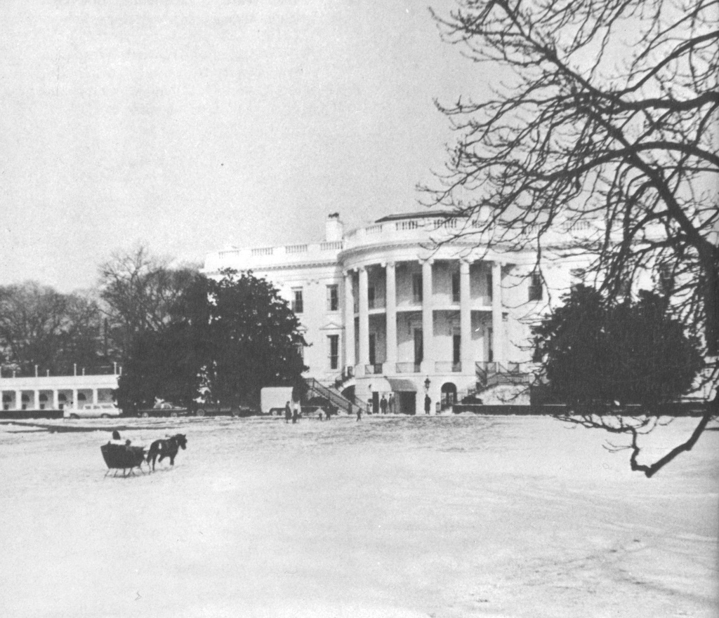 'At approximately the correct moment, the President and his guests came down on the elevator. Instead of stepping into the Blue Room, however, John F. Kennedy marched his guests directly into the pantry! With his usual aplomb, the President laughed and backed out again. 'Oh, this is another room I wanted to show you,' he said to the Danes.' (p. 220, Upstairs at the White House)