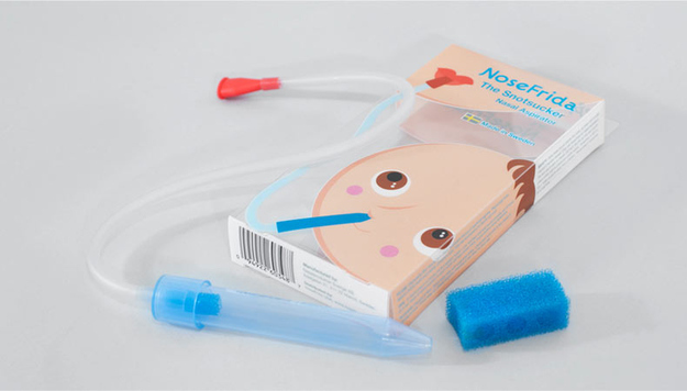 It looks terrifying, but it's the best way to get mucus out of your baby's nose.