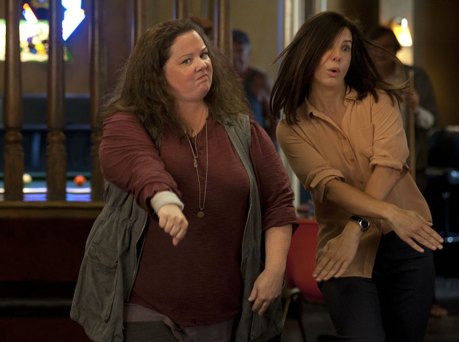 Melissa McCarthy and Sandra Bullock in The Heat