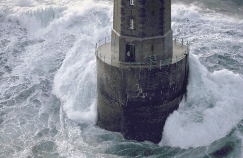 Because every time you're on a boat you're positive that this is going to happen to you.
