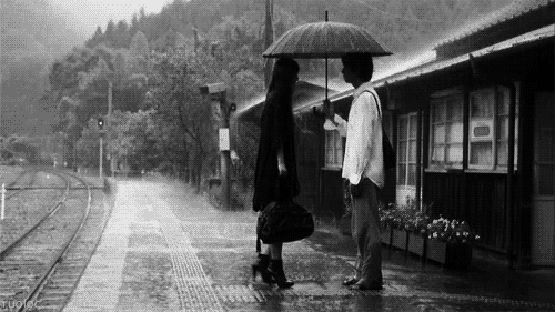 Of course, you hoped there would only be one umbrella so you'd be forced to share.