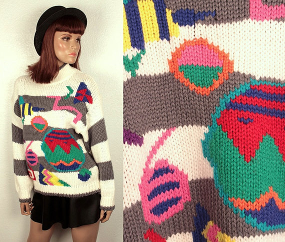 17 Beautifully Ugly Hipster Sweaters You Can Buy On Etsy