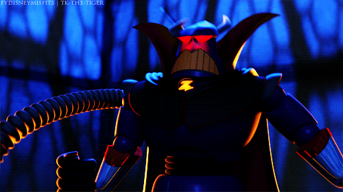 Zurg is Buzz Lightyear's arch-nemesis. He's inspired by one the world's greatest villains, Darth Vader. He's evil, mean, and devilish. I have to admit he's pretty great for a villain.
