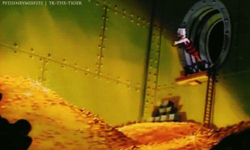 DO YOU SEE THAT?! NO MONEY FOR THE REST OF US DUCKS!