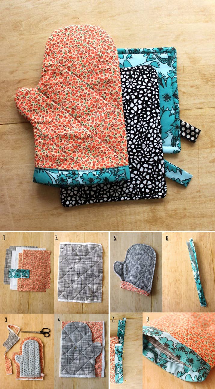 This project requires a little sewing knowhow, but you'll never want to take off the mitt when it's done.