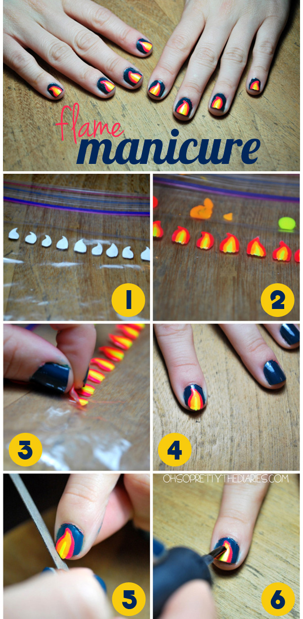 DIY Party Mom: Easily Make your Own Superman Nail Art